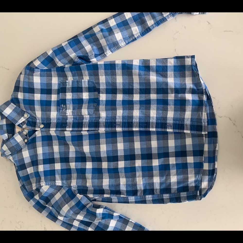 Hollister collared button down dress shirt